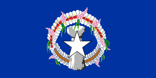 Northern Mariana Islands flag map