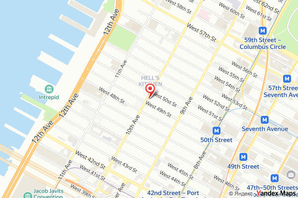 Map showing the location of Behnaz Garemani in New York