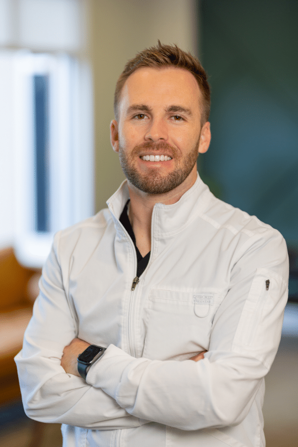Portrait of a dentist in white coat at Twin Peaks Family & Cosmetic Dentistry