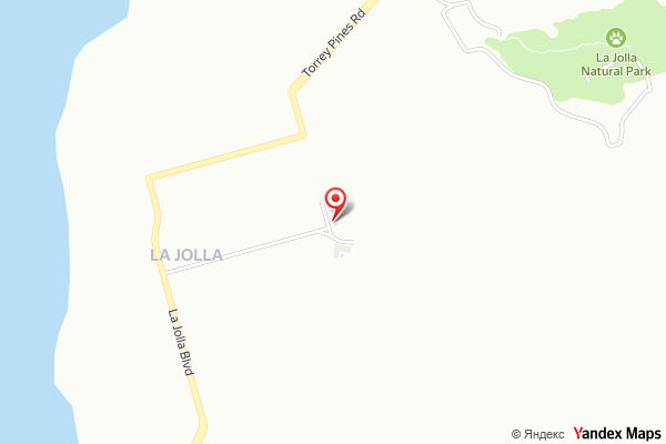 Map showing the location of Pal Orthodontics of La Jolla in La Jolla