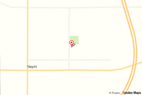 Map showing the location of Douglas Petersen in Nephi